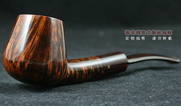 丹麦大师KAI NIELSEN石楠木烟斗|火焰纹D级Kai05-1