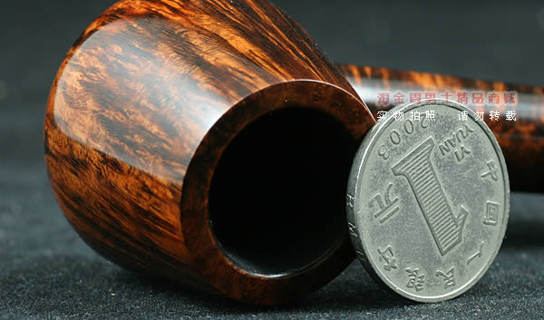 丹麦大师KAI NIELSEN石楠木烟斗|火焰纹D级Kai05-6