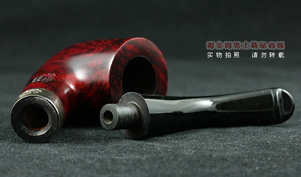 彼得森Peterson石楠木烟斗|5件套酒红银圈斗01-6