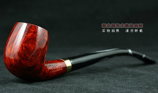德国丹尼克石楠木烟斗|6件套彩嘴长斗501-1