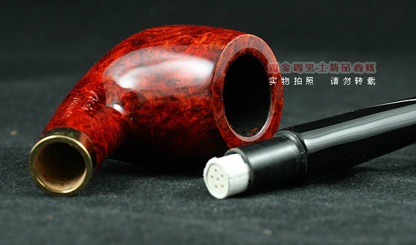 德国丹尼克石楠木烟斗|6件套彩嘴长斗501-5