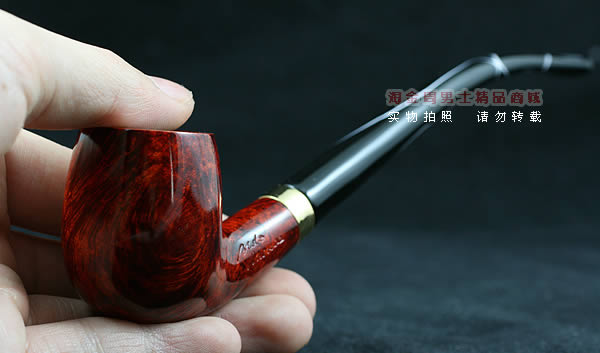 德国丹尼克石楠木烟斗|6件套彩嘴长斗501-8