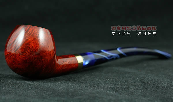 德国丹尼克石楠木烟斗|6件套彩嘴长斗502-1
