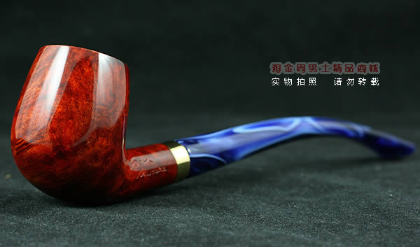 德国丹尼克石楠木烟斗|6件套彩嘴长斗503-1