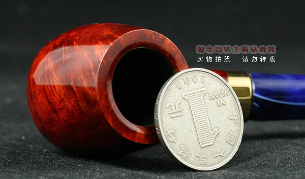 德国丹尼克石楠木烟斗|6件套彩嘴长斗503-4