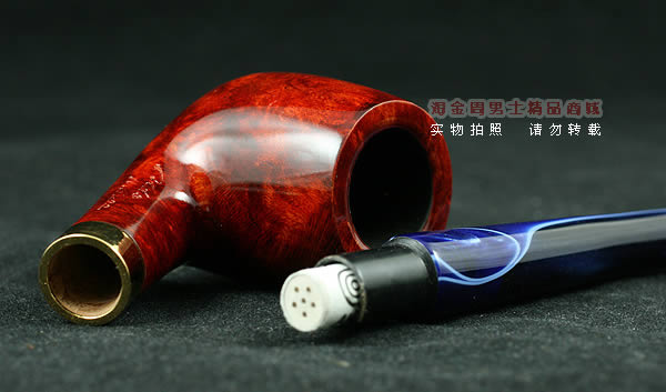 德国丹尼克石楠木烟斗|6件套彩嘴长斗503-5