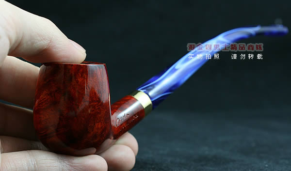 德国丹尼克石楠木烟斗|6件套彩嘴长斗503-8