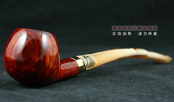 德国丹尼克石楠木烟斗|6件套彩嘴长斗504-1