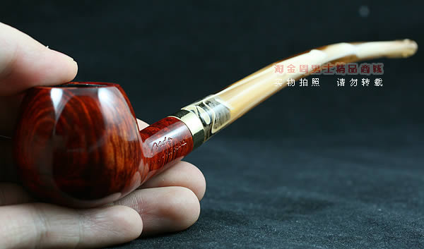 德国丹尼克石楠木烟斗|6件套彩嘴长斗504-8