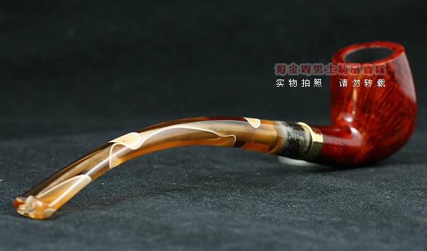 德国丹尼克石楠木烟斗|6件套彩嘴长斗505-2