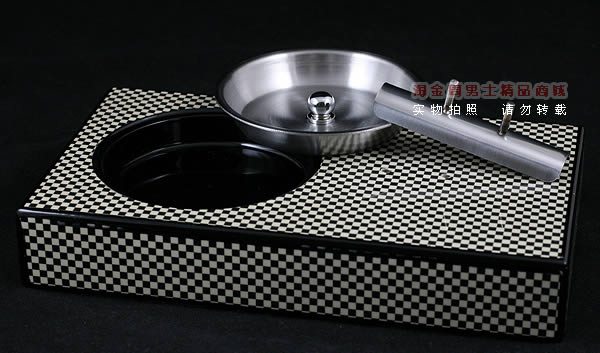 实木雪 茄烟灰缸-AT0003-2