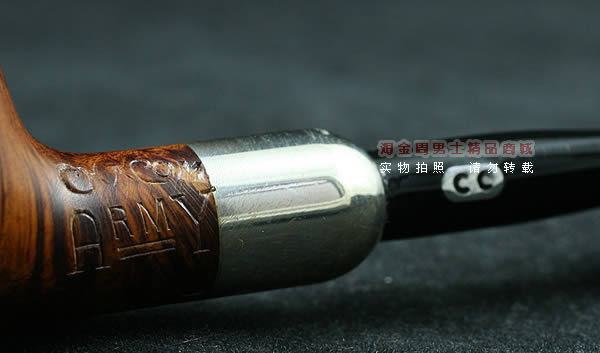 法国CHACOM石楠木烟斗|5件套银圈军插斗ARMY 337C-7
