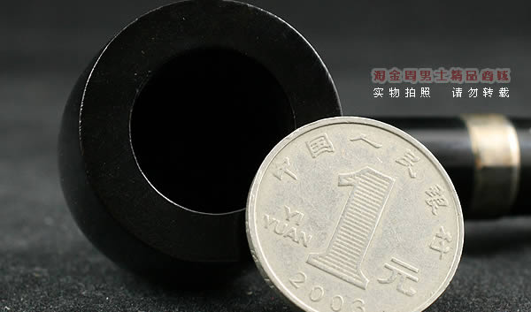 英国Dunhill登喜路石楠木烟斗|银圈黑色礼服DRESS 2406-5