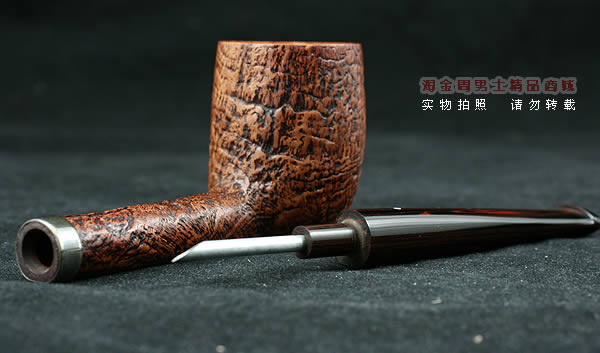 英国Dunhill登喜路石楠木烟斗|6件套银圈county 4110-7