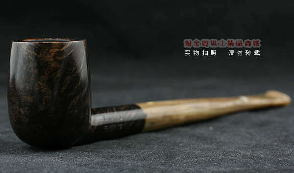 意大利沙芬石楠木烟斗|6件套金哥收藏深色斗104-1