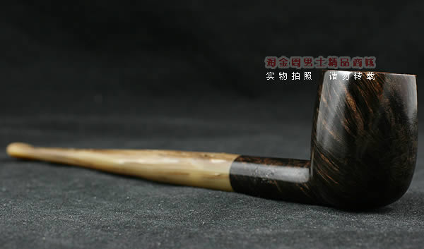 意大利沙芬石楠木烟斗|6件套金哥收藏深色斗104-2