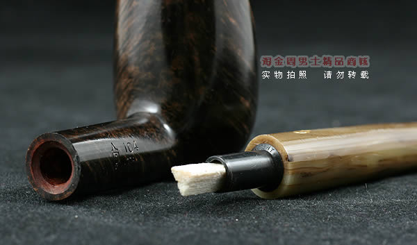 意大利沙芬石楠木烟斗|6件套金哥收藏深色斗104-6