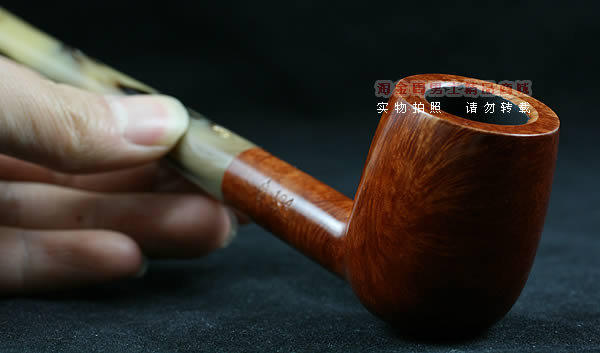 意大利沙芬石楠木烟斗|6件套金哥收藏光面浅色斗104-10