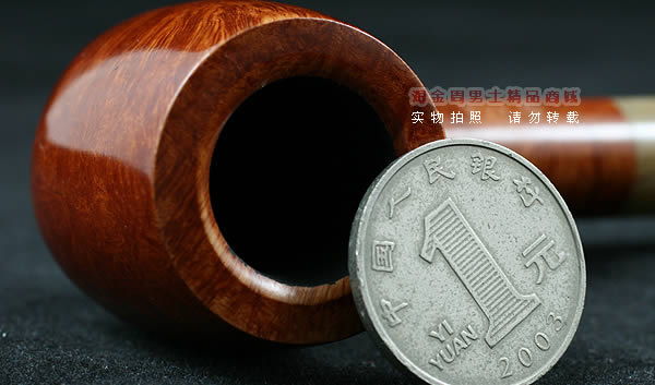 意大利沙芬石楠木烟斗|6件套金哥收藏光面浅色斗104-5