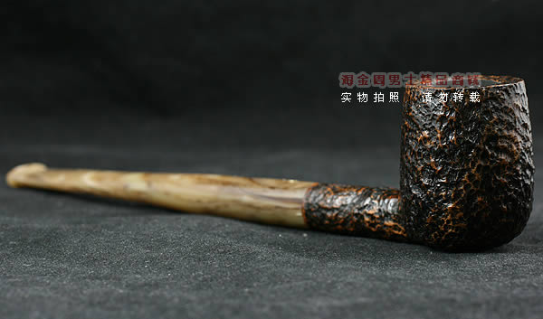 意大利沙芬石楠木烟斗|6件套金哥收藏粗面斗104-2