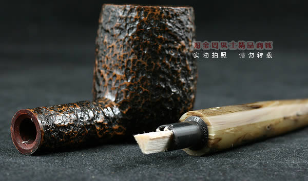 意大利沙芬石楠木烟斗|6件套金哥收藏粗面斗104-6