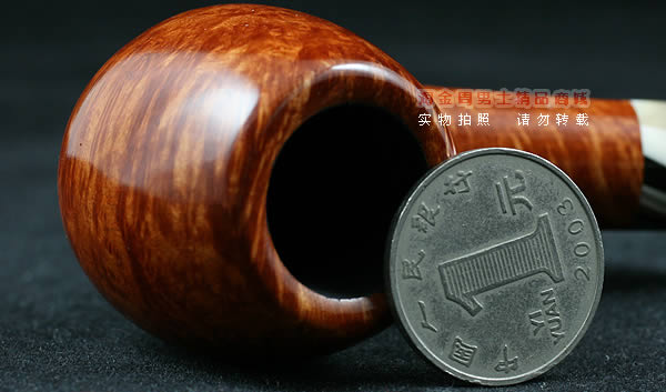 意大利沙芬石楠木烟斗|6件套金哥收藏光面浅色斗626-5