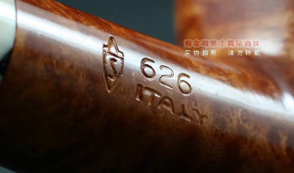 意大利沙芬石楠木烟斗|6件套金哥收藏光面浅色斗626-8