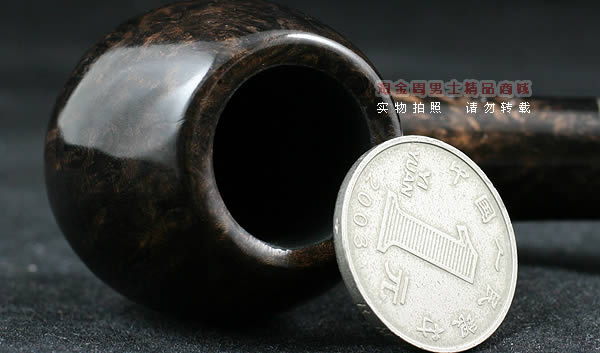 意大利沙芬石楠木烟斗|6件套金哥收藏光面深色斗626-5