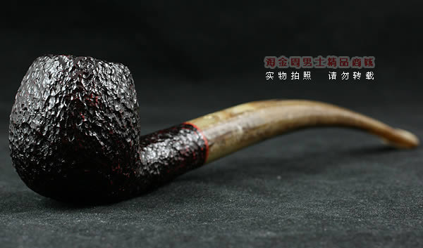 意大利沙芬石楠木烟斗|6件套金哥收藏粗面斗626-1