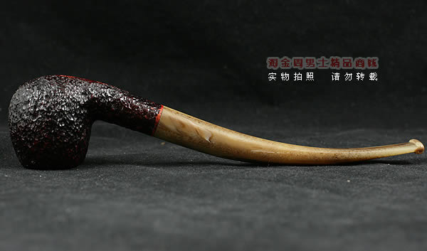 意大利沙芬石楠木烟斗|6件套金哥收藏粗面斗626-4