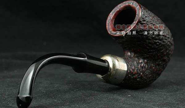 爱尔兰彼得森Peterson石楠木烟斗|大号银圈系统斗-3