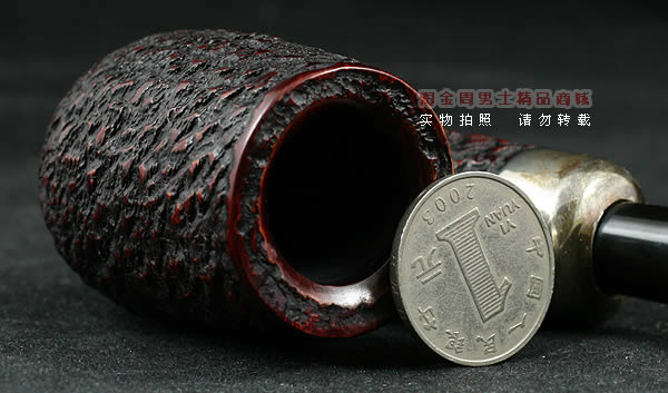 爱尔兰彼得森Peterson石楠木烟斗|大号银圈系统斗-5