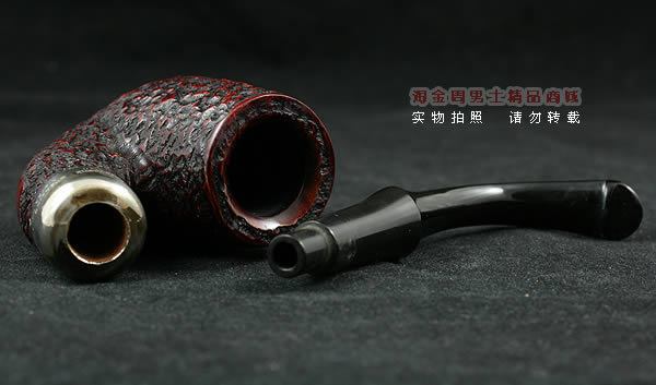 爱尔兰彼得森Peterson石楠木烟斗|大号银圈系统斗-6