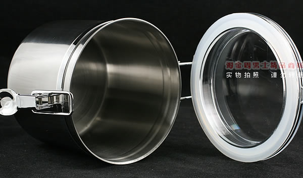 烟草茶叶不锈钢密封保湿罐|300克装IC023-1