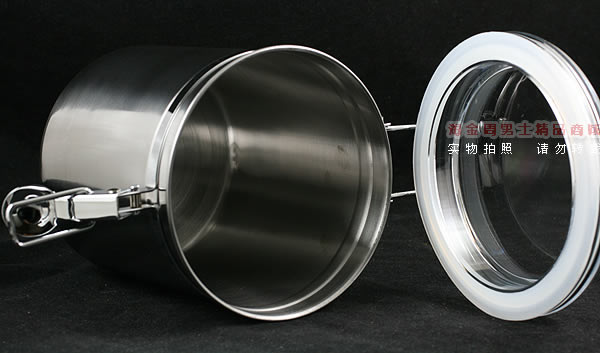 烟草茶叶不锈钢密封保湿罐|500克装IC024-1