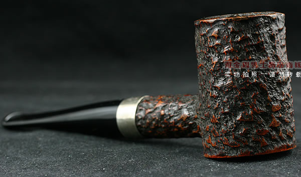 爱尔兰彼得森石楠木烟斗|马克吐温收藏麻面斗-12