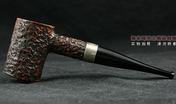 爱尔兰彼得森石楠木烟斗|马克吐温收藏麻面斗-14