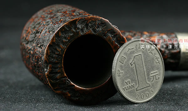 爱尔兰彼得森石楠木烟斗|马克吐温收藏麻面斗-15