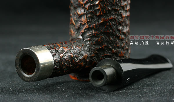 爱尔兰彼得森石楠木烟斗|马克吐温收藏麻面斗-16