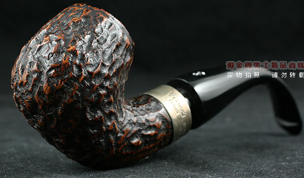 爱尔兰彼得森石楠木烟斗|马克吐温收藏麻面斗-2