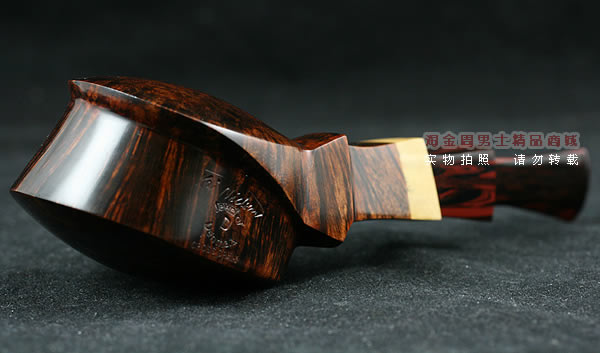 丹麦大师KAI NIELSEN石楠木烟斗|火焰纹D级Kai10-5