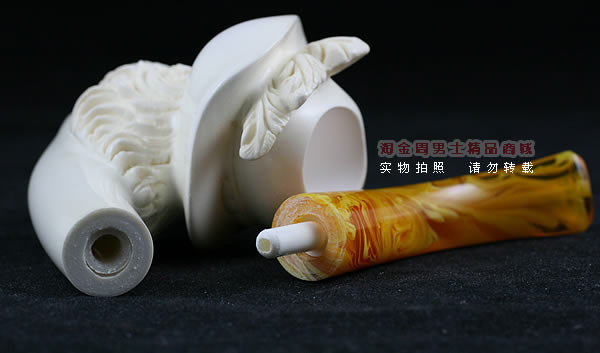 意大利LUBINSKI鲁宾斯基大号海泡石烟斗|套装L21-6