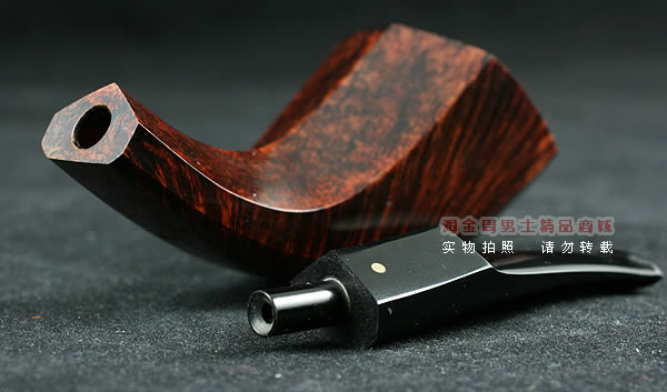 丹麦大师KAI NIELSEN石楠木烟斗|火焰纹D级Kai12-7