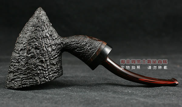意大利大师paolo becker 石楠木烟斗|喷砂2梅花-4