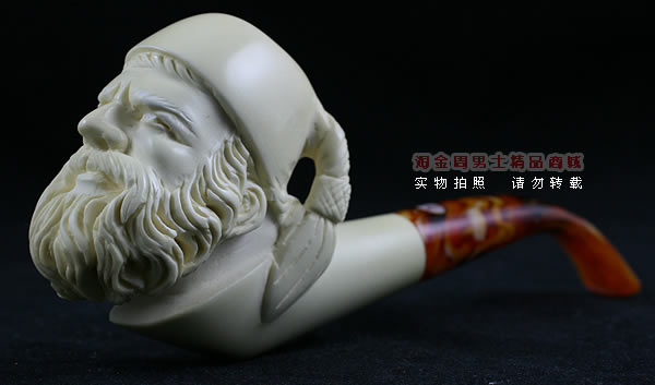 土耳其PAKTAS海泡石烟斗|5件套雕像P8-1