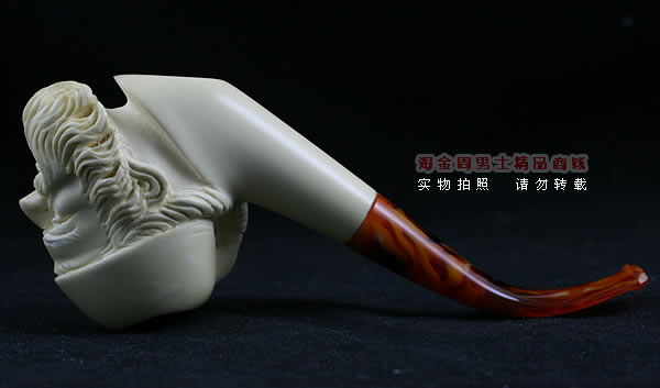 土耳其PAKTAS海泡石烟斗|5件套雕像P8-4