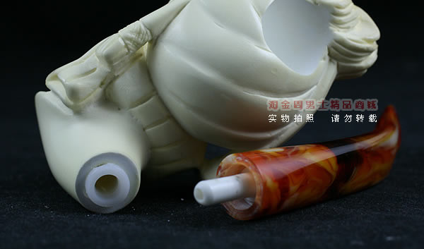 土耳其PAKTAS海泡石烟斗|5件套雕像P25-6