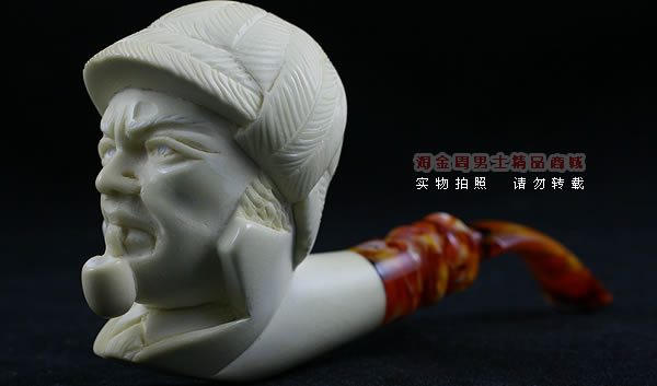 土耳其PAKTAS海泡石烟斗|5件套雕像P39-1