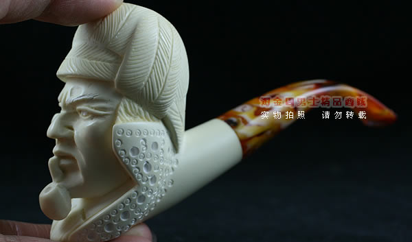 土耳其PAKTAS海泡石烟斗|5件套雕像P7-10