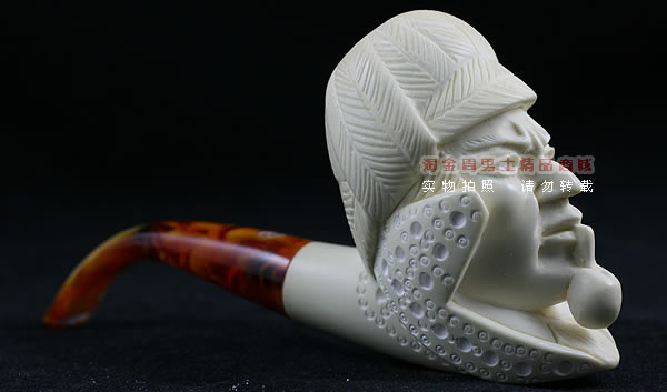土耳其PAKTAS海泡石烟斗|5件套雕像P7-2